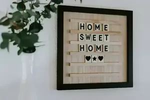 cadre décoratif home sweet home