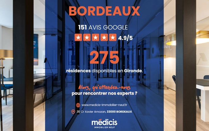 Programme immobilier neuf Bordeaux Caudéran 12min à pied du Parc Bordelais à Bordeaux