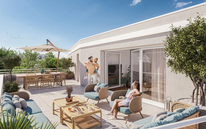 Programme immobilier neuf Les terrasses de la baie à Donville-les-Bains