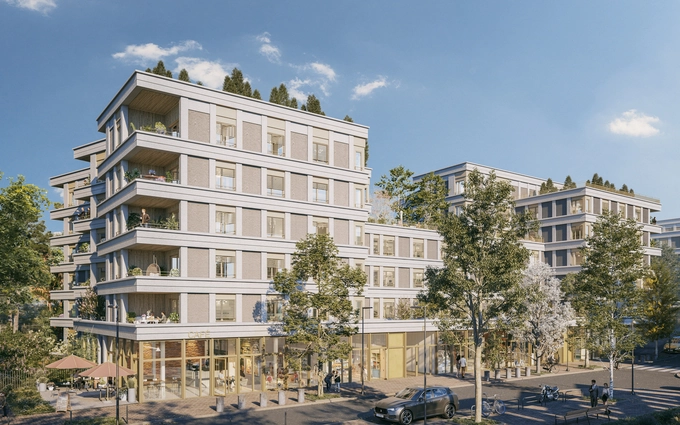 Programme immobilier neuf La place centrale à Bron