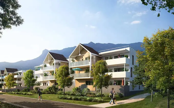 Programme immobilier neuf Claix esprit village à 10 min de Grenoble à Claix