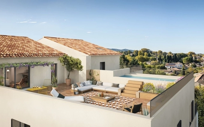 Programme immobilier neuf Domaine de vallat- villa toit à Saint-Rémy-de-Provence