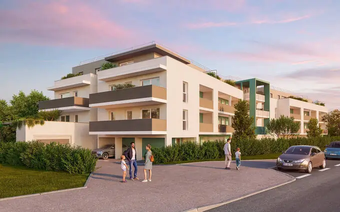 Programme immobilier neuf Saint-Martin-d'Hères au calme du coeur de bourg à Saint-Martin-d'Hères