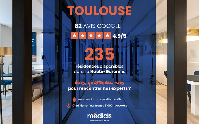 Programme immobilier neuf Toulouse à proximité du métro des Argoulets à Toulouse