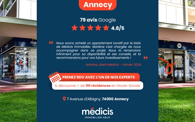 Programme immobilier neuf Annecy proche du centre-ville à Annecy