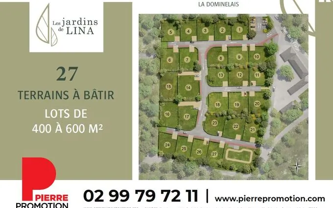 Programme immobilier neuf Les jardins de lina à La Dominelais