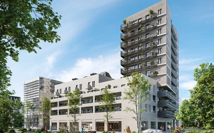 Programme immobilier neuf Nantes éco quartier sur l'île de Nantes à Nantes