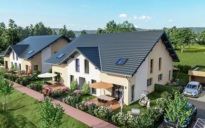 Programme immobilier neuf Les Carrés Saint-André - Travaux en cours à Porte-de-Savoie (73800)