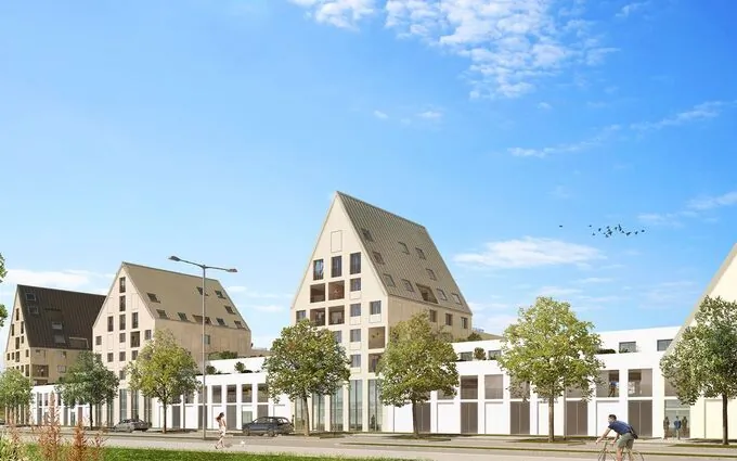 Programme immobilier neuf Dijon écoquartier à 15 min à pied du parc de la Colombière à Dijon