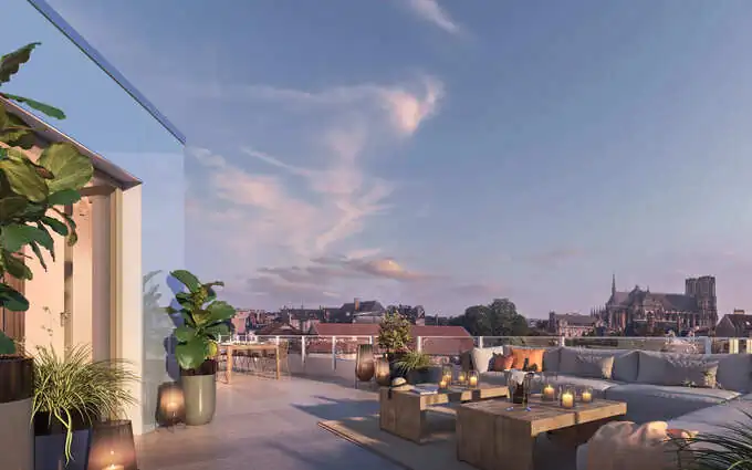 Programme immobilier neuf Reims quartier Boulingrin en plein centre-ville à Reims