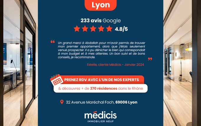 Programme immobilier neuf Lyon 7 à 100m du métro B Jean Macé à Lyon 7ème