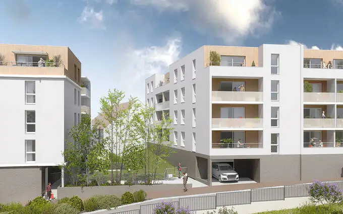 Programme immobilier neuf Petit-Couronne centre-ville proche de la Seine à Petit-Couronne