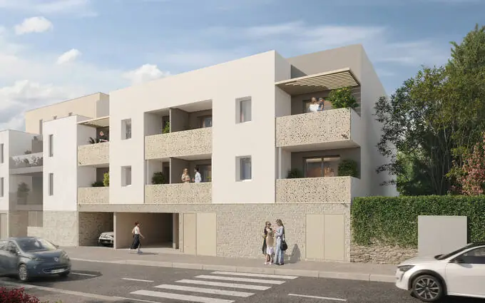 Programme immobilier neuf Castelnau-le-Lez proche toutes commodités et tram T2 à Castelnau-le-Lez