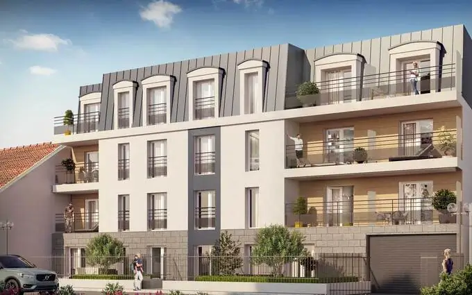 Programme immobilier neuf Neuilly-Plaisance à 600m des commerces et de la Mairie à Neuilly-Plaisance