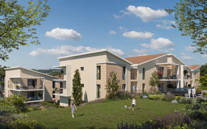 Programme immobilier neuf Valbonne à 700m de la Place des Arcades à Valbonne