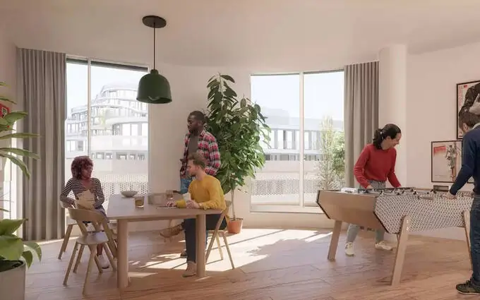 Programme immobilier neuf Angers résidence de coliving quartier Saint-Serge à Angers (49000)