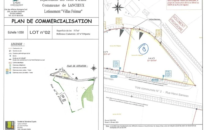 Programme immobilier neuf 2 terrains rue du fremur à Lancieux