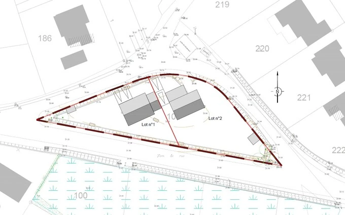 Programme immobilier neuf 2 terrains rue du fremur à Lancieux