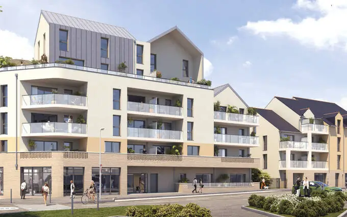 Programme immobilier neuf Saint-Malo quartier de l'Hippodrome proche plage à Saint-Malo